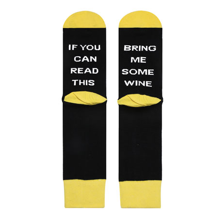 'If You Can Read This' - Hidden Message Socks
