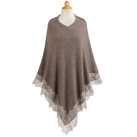 Lace-Edged Poncho