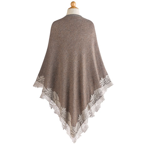 Lace-Edged Poncho