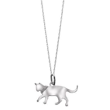 Sterling Silver Cat Breed Necklace