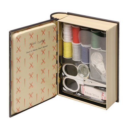 Clever Kits in Little Book-Shaped Tins - Sewing