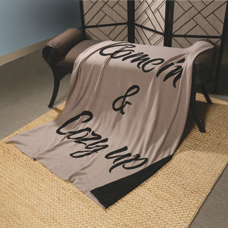 Come In and Cozy Up Cotton Throw