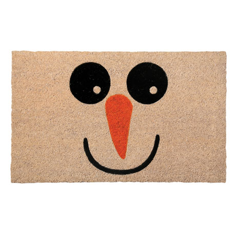 Snowman Face Doormat