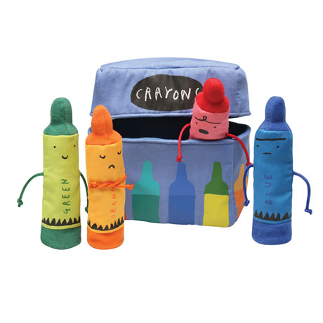 Product image for The Day the Crayons Quit Finger Puppets