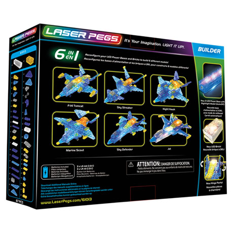 Product image for Laser Pegs 6-in-1