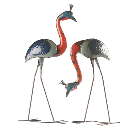 Product image for Crested Cranes Garden Art