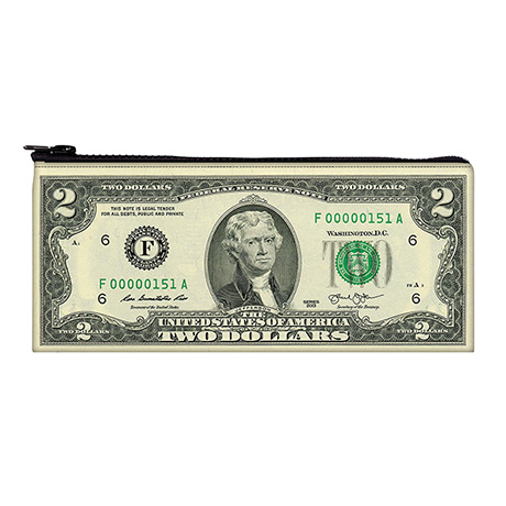 Product image for Bank Note Zipper Pouches