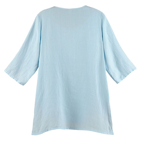 Product image for Long Layered Linen Tunic