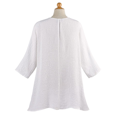 Product image for Textured Silk Button Tunic