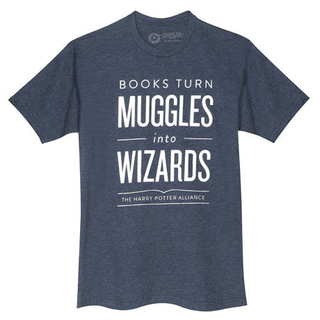 Product image for Books Turn Muggles into Wizards T-Shirt