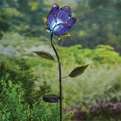 Product image for Solar Flower Garden Stake