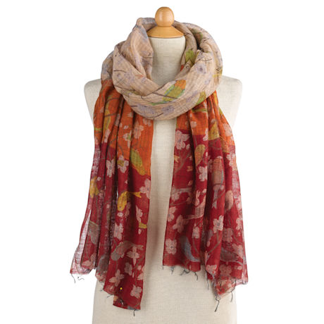 Product image for Birds and Blossoms Scarf