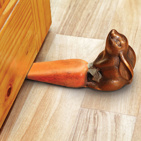 Product image for Rabbit and Carrot Doorstop