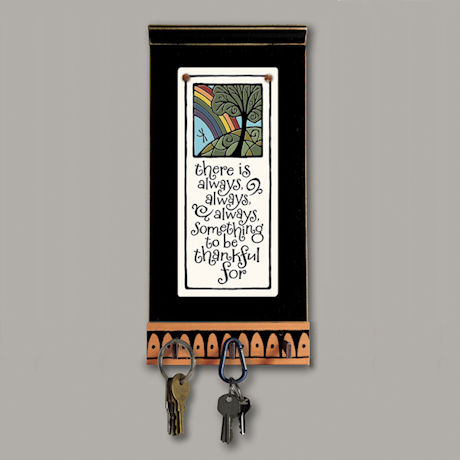 Product image for Always Thankful Ceramic Key Rack & Plaque