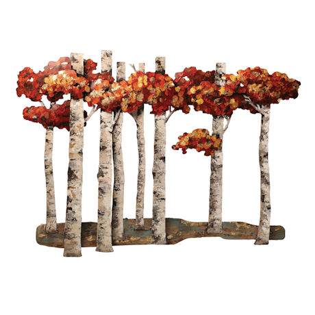 Product image for Birches in Fall Wall Art 