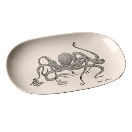 Edward Gorey Octopus Serving Dish