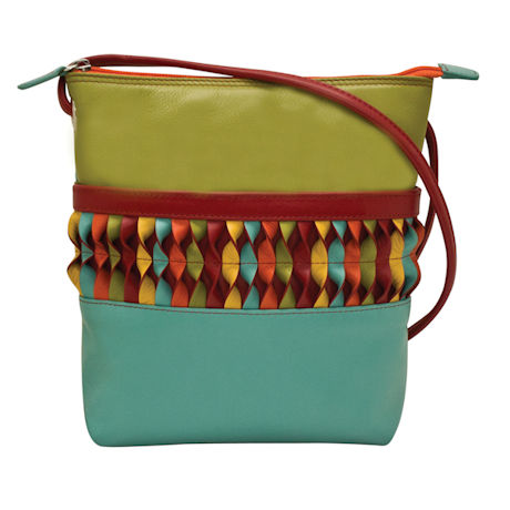 Product image for Leather Spirals Crossbody Bag