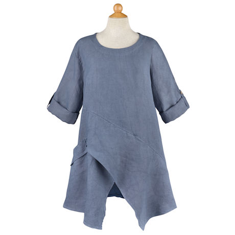 Product image for Asymmetrical Linen Tunic