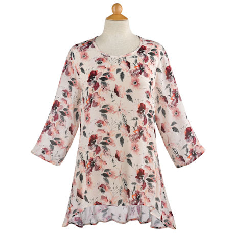 Watercolor Flowers Tunic