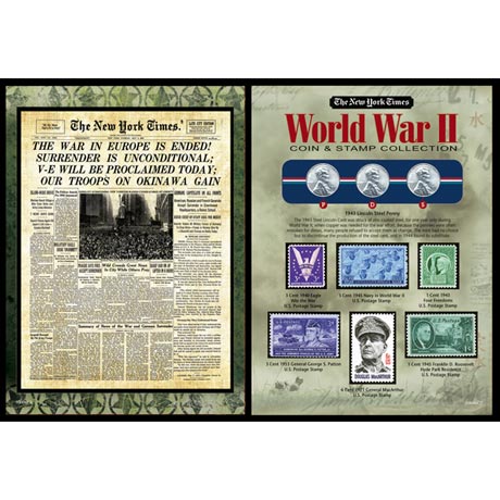 Product image for The New York Times World War II Coin & Stamp Collection