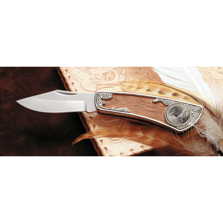 2005 Westward Journey Bison Nickel Pocket Knife
