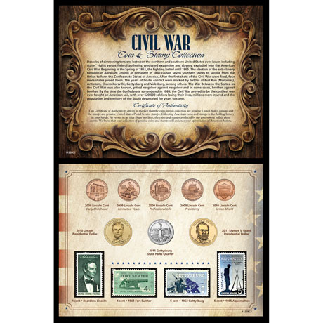 Civil War Coin & Stamp Collection