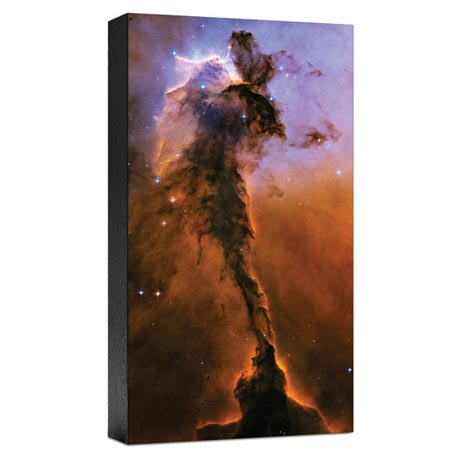 Product image for Hubble Image Canvas Print: The Eagle Has Risen: Stellar Spire In The Eagle Nebula