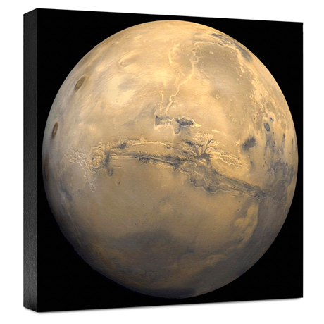 Hubble Image Canvas Print: Mars