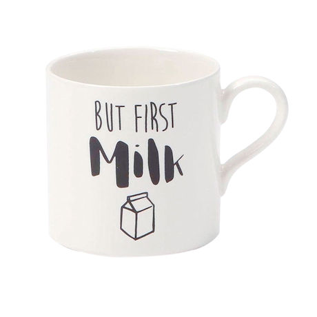 Product image for But First Coffee, But First Milk Mugs Set 