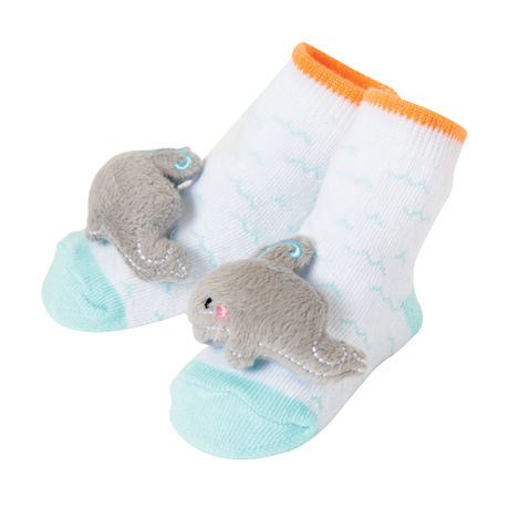 Product image for Baby Rattle Socks for Infants 0-12 Months