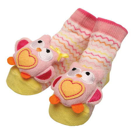 Product image for Baby Rattle Socks for Infants 0-12 Months