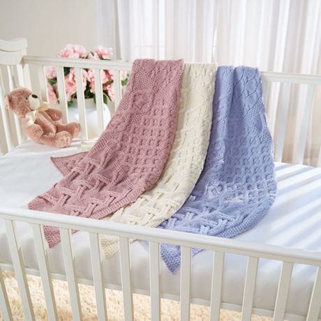 Irish Merino Baby Blanket