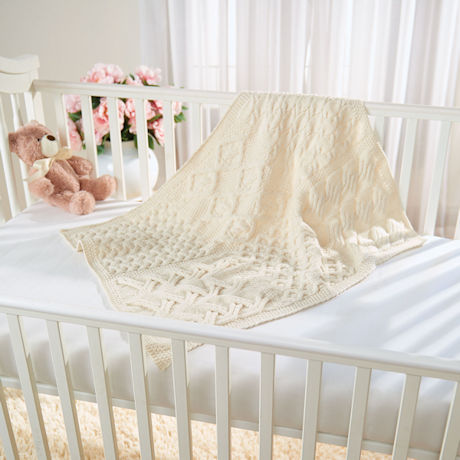 Irish Merino Baby Blanket