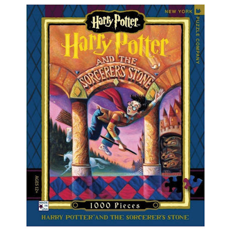 Harry Potter Sorcerer's Stone Book Cover 1000 pc Puzzle