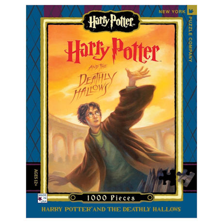 Product image for Harry Potter Deathly Halllows Book Cover 1000 pc Puzzle