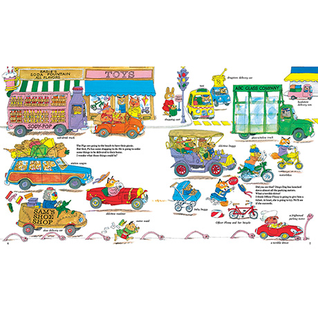 Product image for Richard Scarry Cars & Trucks & Things That Go 50th Anniversary Edition Book