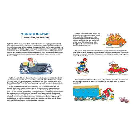 Richard Scarry Cars & Trucks & Things That Go 50th Anniversary Edition Book