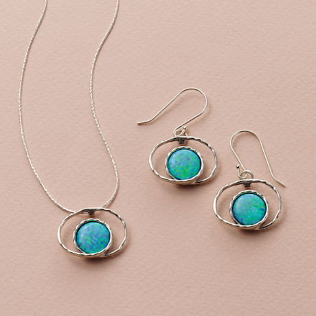 Opal in Orbit Earrings