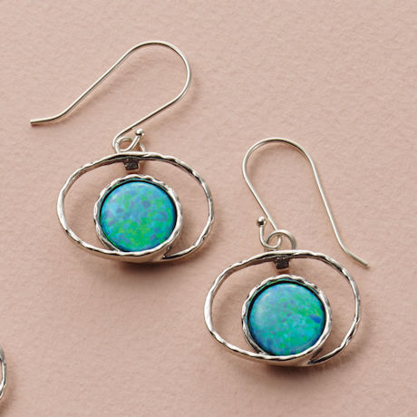 Opal in Orbit Earrings