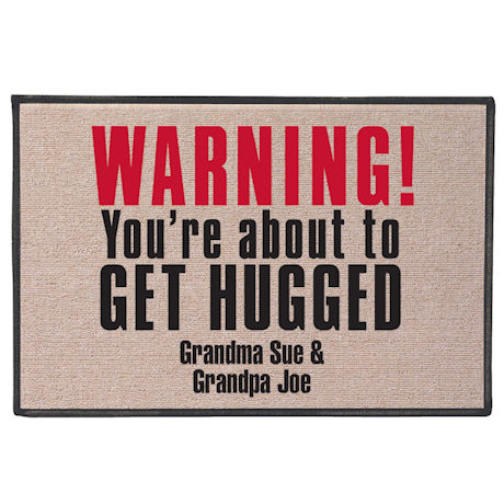 You're About to Get Hugged Doormat - Personalized