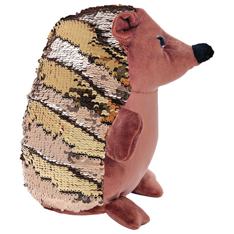 Happy the Hedgehog Flip Sequins Sensory Plush Toys
