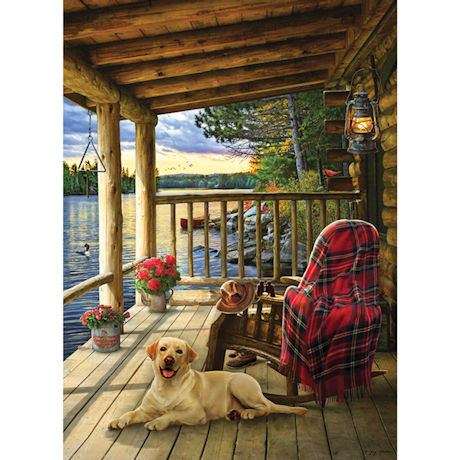 Product image for Cabin Porch 1000 Piece Jigsaw Puzzle