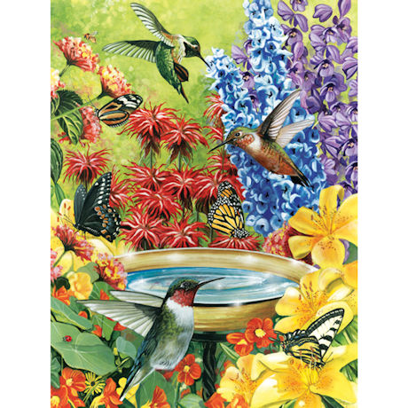 Hummingbird Garden 500 Piece Jigsaw Puzzle