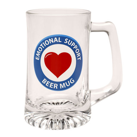 Emotional Support Beer Mug