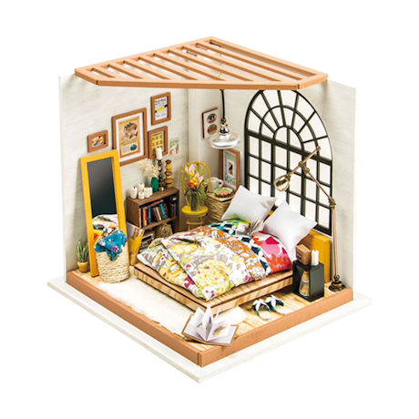 DIY Miniature Bedroom Kit