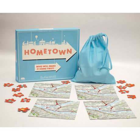 Hometown: A Personalized Map Puzzle Game