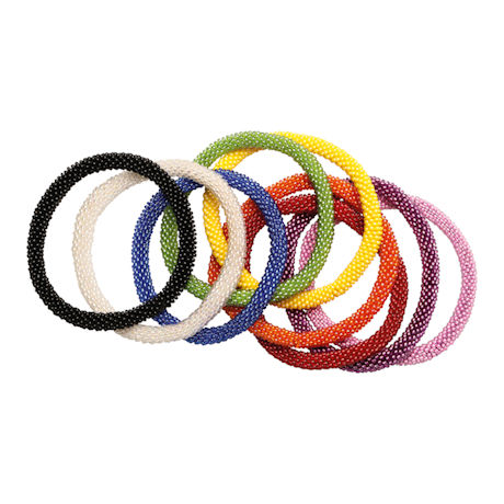Seed Bead Bracelets Sets - Solid Colors