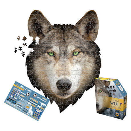 I am Animal Puzzle - Wolf