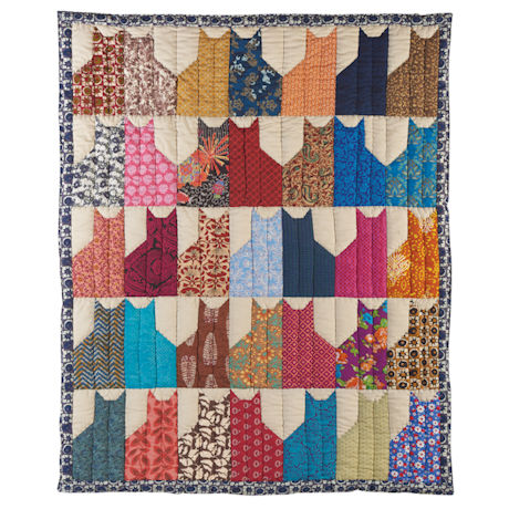 Product image for Cats Quilted Throw Blanket