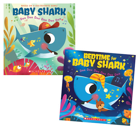 Baby Shark and Bedtime for Baby Shark Book Set